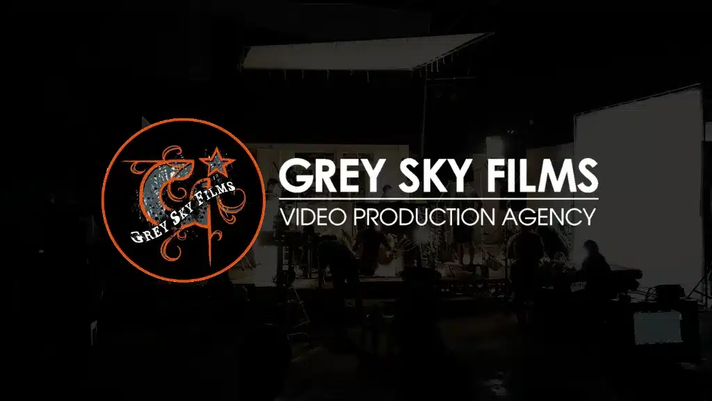 Corporate video production in a business environment with a camera crew